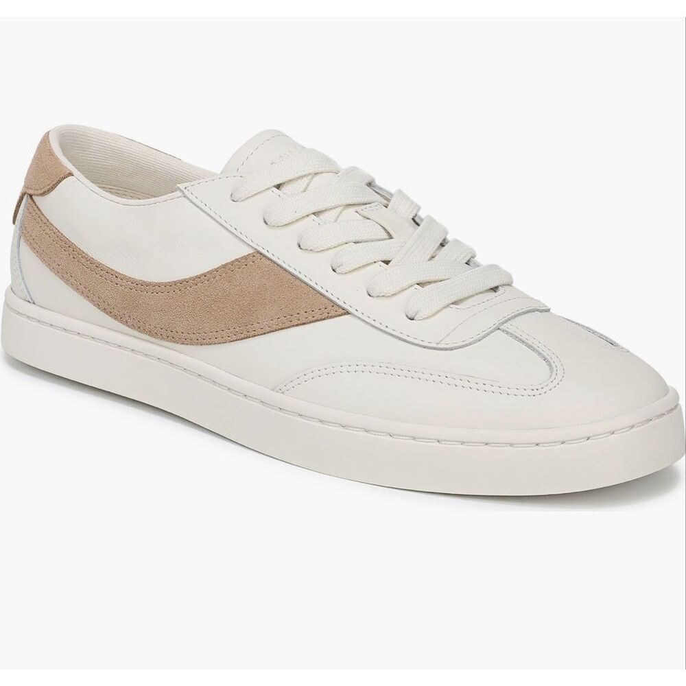 NWT Vince Korrin Sneaker- Milk/ New Camel- size 9